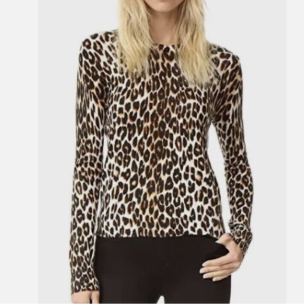 Equipment | FEMME | Cashmere Shirley Leopard Pullover
Sweater